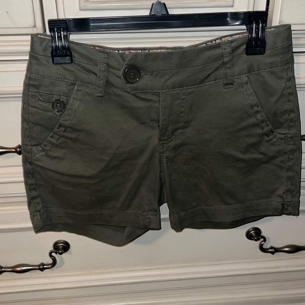 army green shorts freestyle revolution